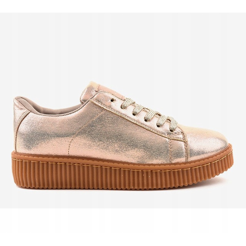 Goldene Creepers Damen Sneaker TL-66 2