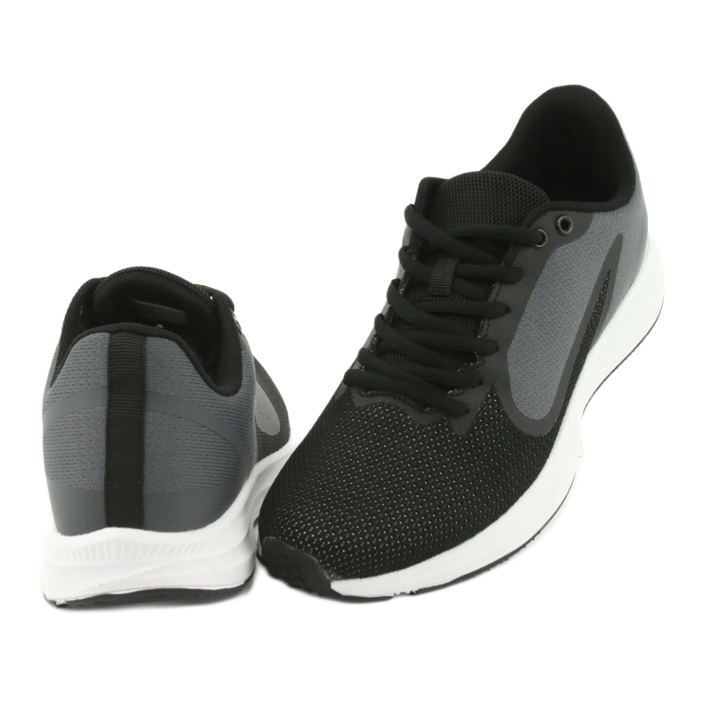 Atletico 1857335 Herren-Sportschuhe, Schwarz und Grau 4