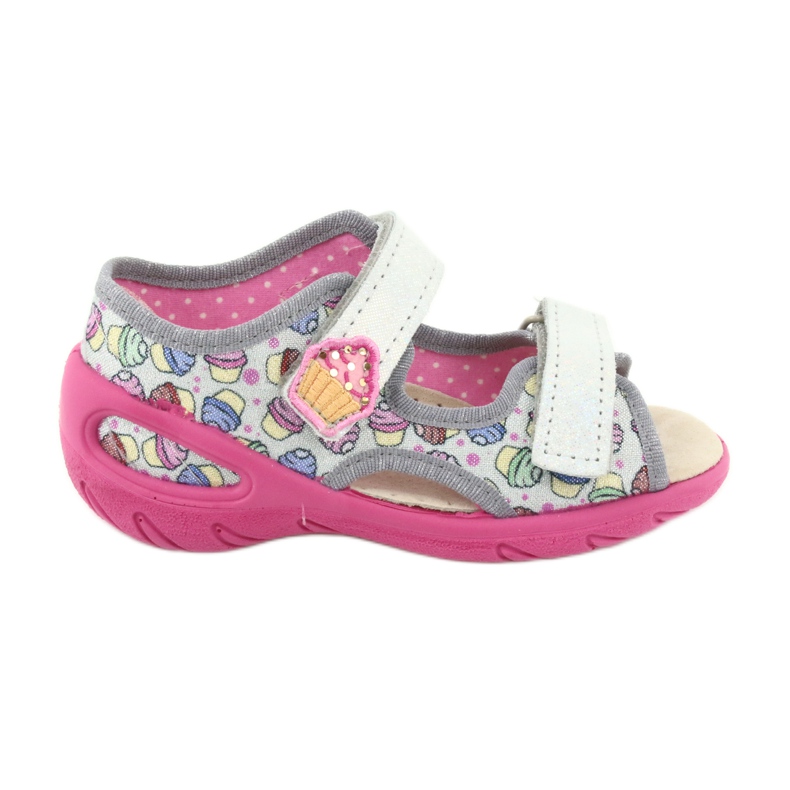 Befado Kinderschuhe 065X135 rosa grau mehrfarbig 1