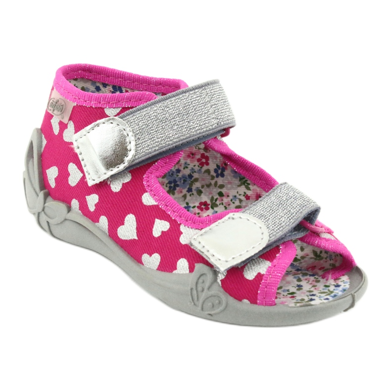 Befado Kinderschuhe 242P104 rosa grau 1