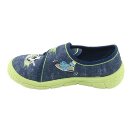 Befado Kinderschuhe 557P138 navy blau grün 2