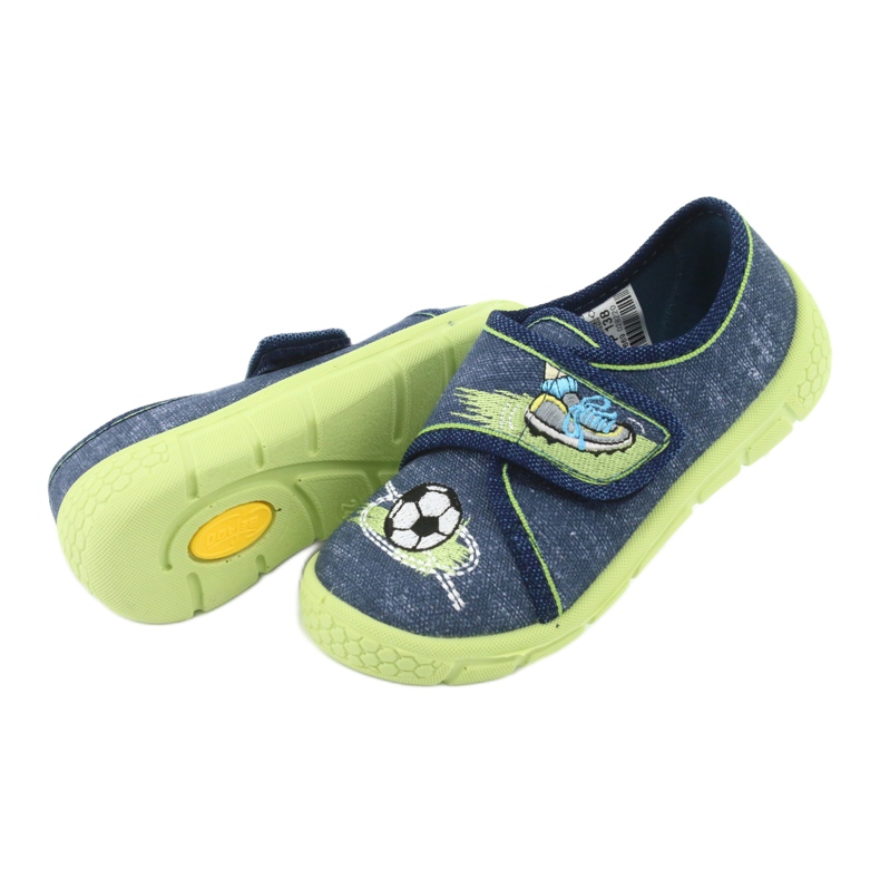 Befado Kinderschuhe 557P138 marineblau grün 5