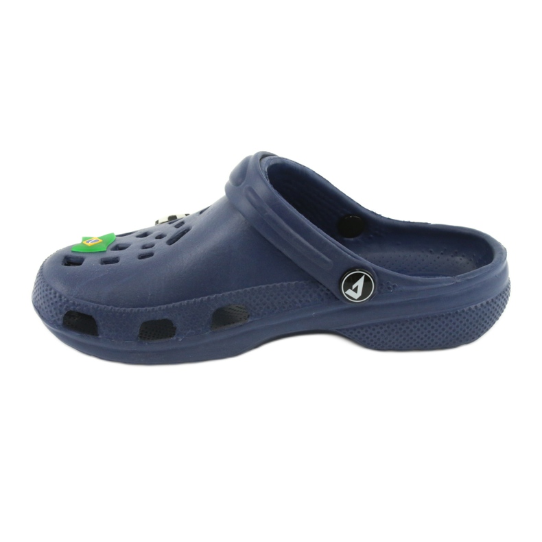 American Club Hausschuhe für Kinder von American Kroks marineblau 3