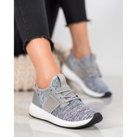 Bona Sportschuhe auf der Plattform grau 1