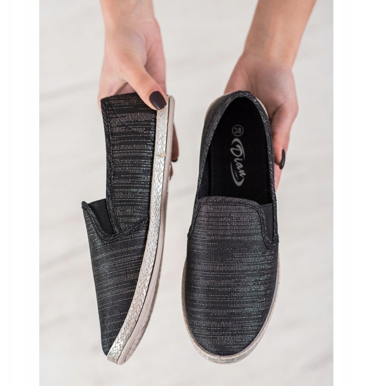 SHELOVET Bequeme Slipper schwarz 2