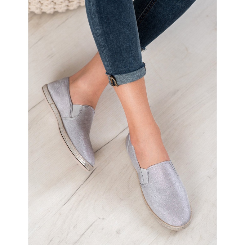 SHELOVET Bequeme Slipper grau 1