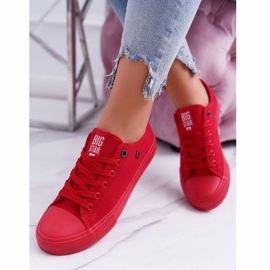 Rote Damen Sneaker Big Star AA274007 1
