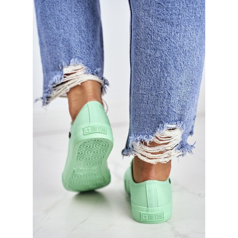 Grüne Damen Sneaker Big Star AA274030 1