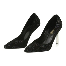 Lederpumpen auf Szpilka 497 Black Espinto schwarz 3