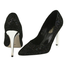 Lederpumpen auf Szpilka 497 Black Espinto schwarz 4