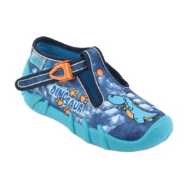 Befado Kinderschuhe 110P353 lila blau mehrfarbig 2