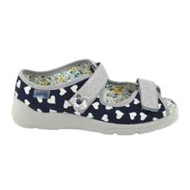 Befado Kinderschuhe 969Y148 marineblau grau 1