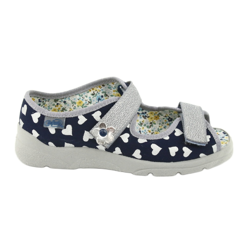 Befado Kinderschuhe 969Y148 marineblau grau 1