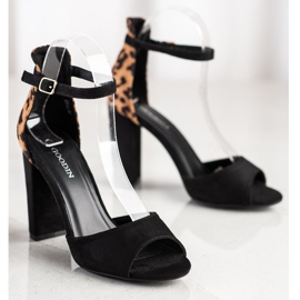 Goodin Pumps mit Tupfen braun schwarz 2