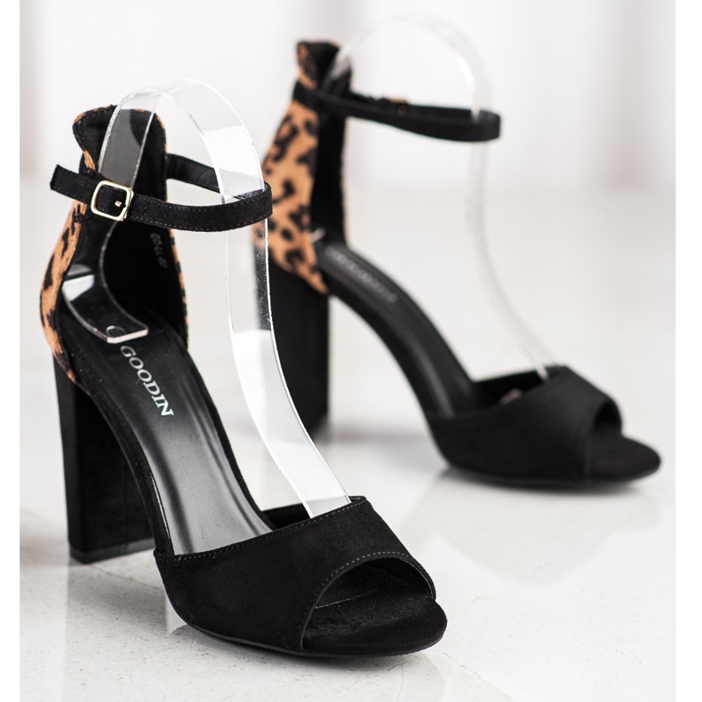 Goodin Pumps mit Tupfen braun schwarz 2