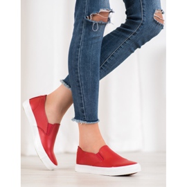 Bona Rote Slip-On-Sneakers 1