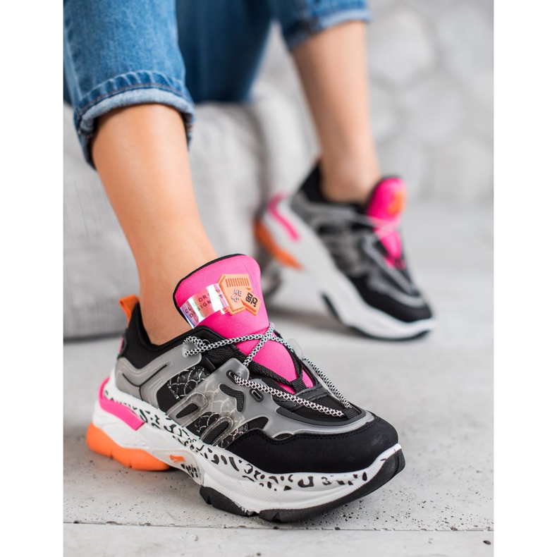 Seastar Mode-Turnschuhe schwarz mehrfarbig 1