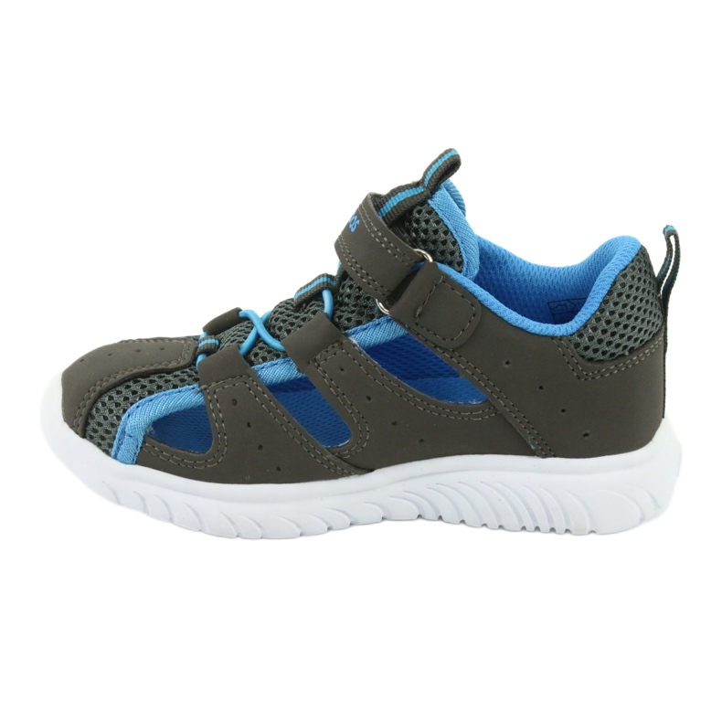 Sandalen mit Fersenklettverschluss KangaRoos 02058 grau blau 2