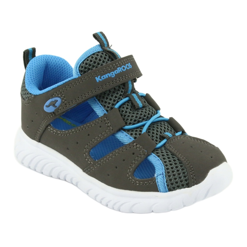 Sandalen mit Fersenklettverschluss KangaRoos 02058 grau blau 1