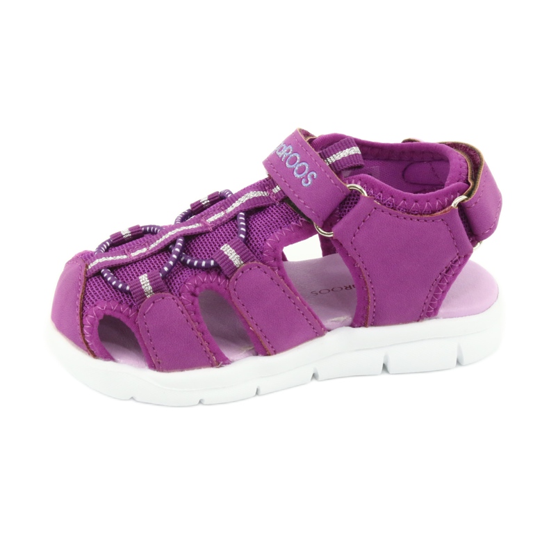 KangaRoos Sandalen Mädchen mit Herzen Kängurus 02035 violett rosa grau 2
