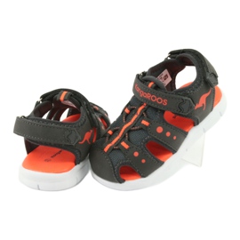 Kangaroos 02035 Sportsandalen orange grau 4