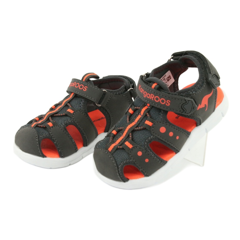 Kangaroos 02035 Sportsandalen orange grau 3