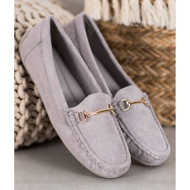 Seastar Stylische Wildleder-Loafer grau 1