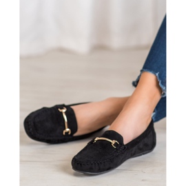 Seastar Stylische Wildleder-Loafer schwarz 2
