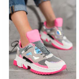 Seastar Stylische Sneaker mit Holo-Effekt rosa mehrfarbig 1