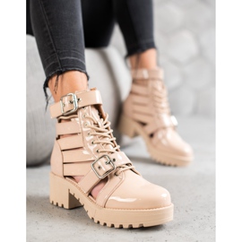 Seastar Lackierte Modestiefel braun 2