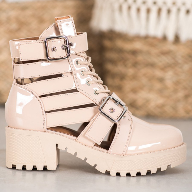 Seastar Lackierte Modestiefel braun 1