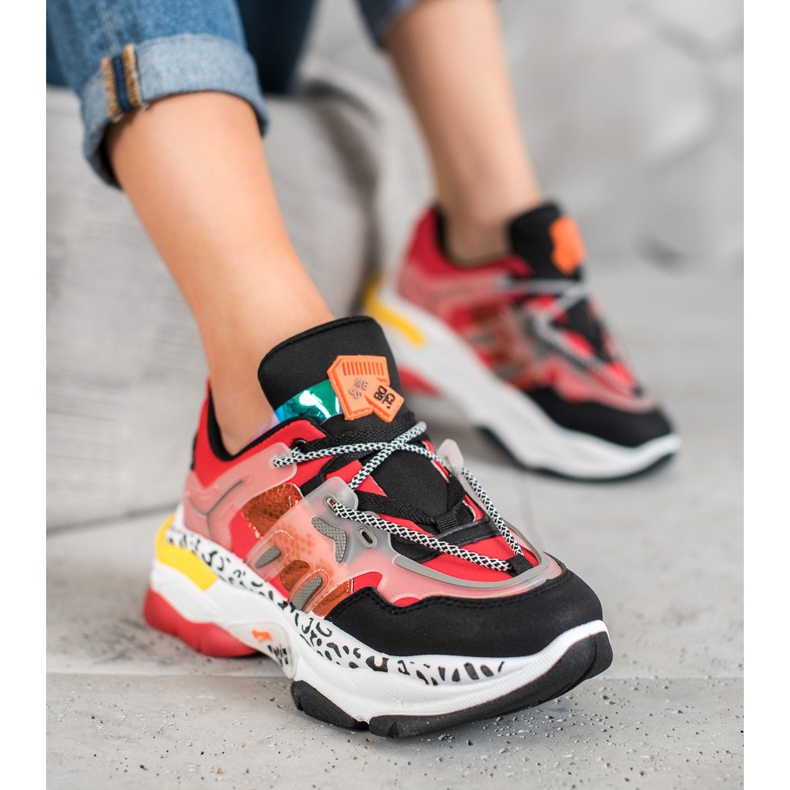 Seastar Mode-Turnschuhe rot mehrfarbig 1