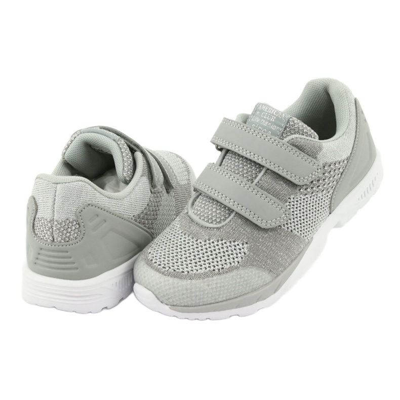 ADI Mädchensport American Club ES16 silbergrau 4