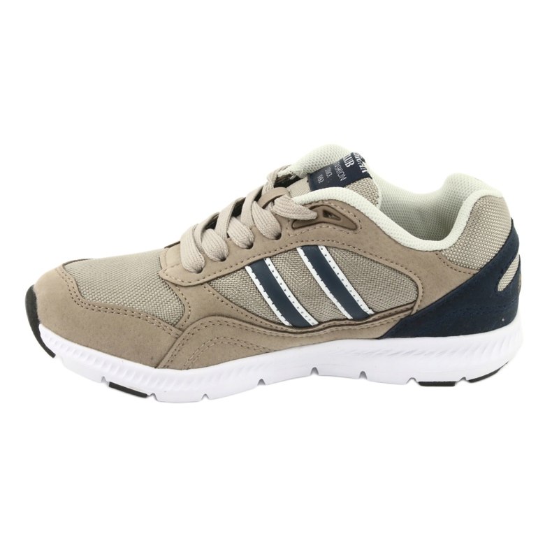 Kinder beige Sports Schuhe American Club BS10 2