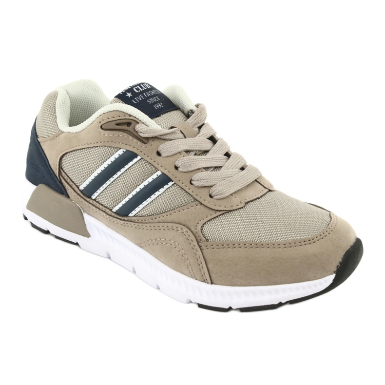 Kinder beige Sports Schuhe American Club BS10 1