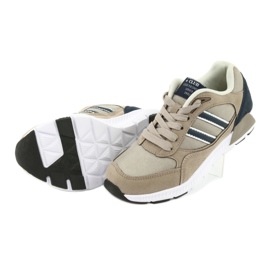 Kinder beige Sports Schuhe American Club BS10 5