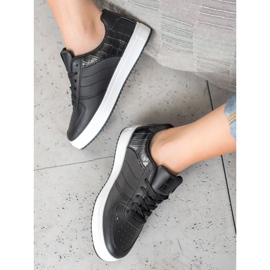 SHELOVET Stylische Schuhe auf der Plattform schwarz 2