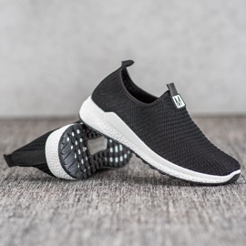 SHELOVET Durchbrochene Slipons schwarz 1