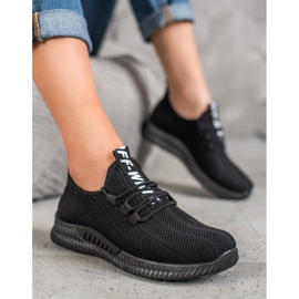 SHELOVET Schwarze durchbrochene Schuhe 2