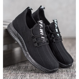 SHELOVET Schwarze durchbrochene Schuhe 1