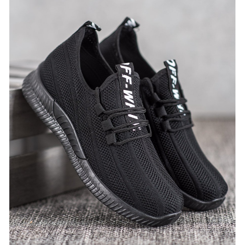 SHELOVET Schwarze durchbrochene Schuhe 1