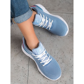 Ax Boxing Leichte durchbrochene Sportschuhe blau 2