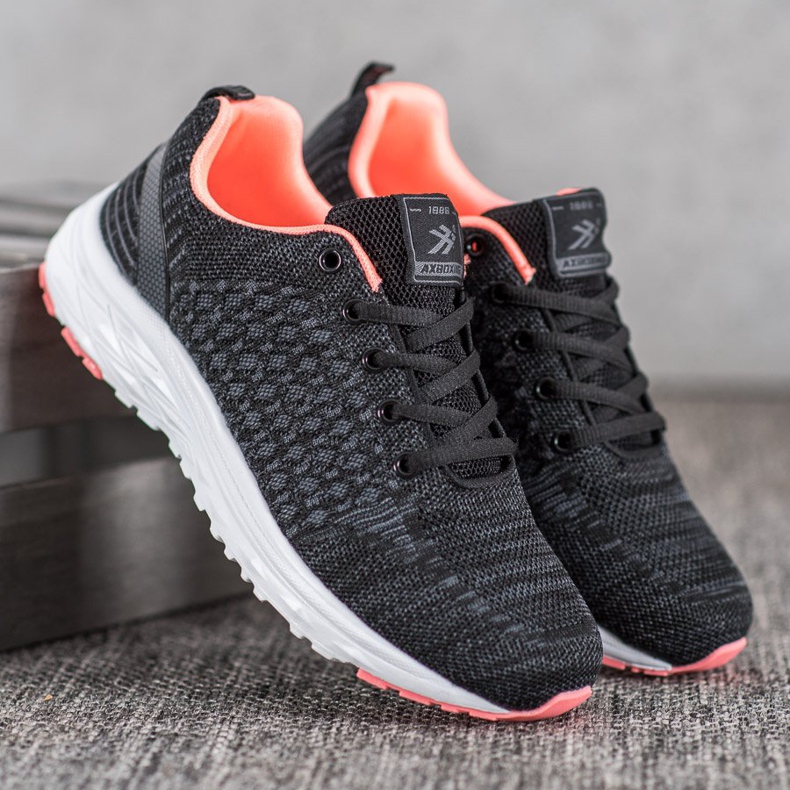 Ax Boxing Sportschuhe mit Mesh schwarz 1