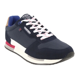 American Club RH12 Leichte Sneaker weiß navy blau 1