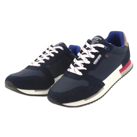 American Club RH12 Leichte Sneaker weiß navy blau 3