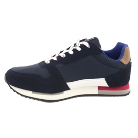 American Club RH12 Leichte Sneaker weiß navy blau 2