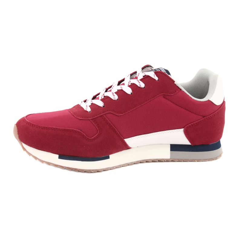 American Club RH12 Leichte Sneaker weiß braun rot 2