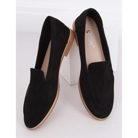 Schwarz Damen Slipper T359P Schwarz 1