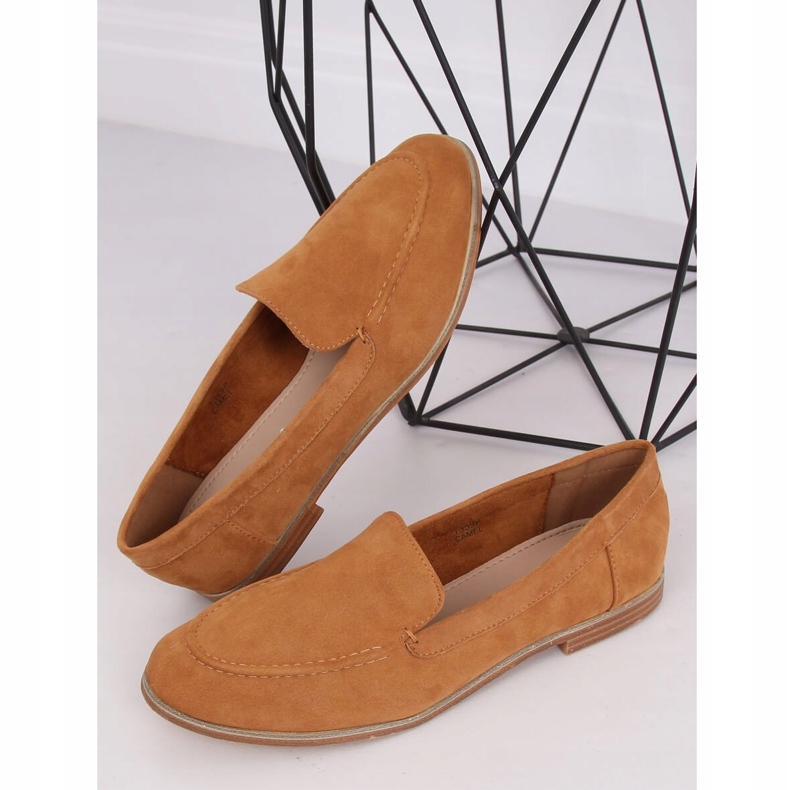 Damen-Loafer camel T359P Camel braun 1