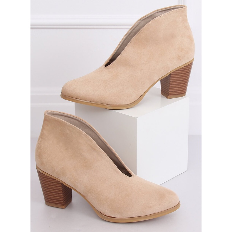 Übergangsstiefel mit Schlitz beige NS128P Beige 1